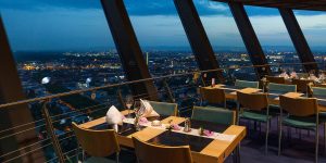 Restaurant Mannheim – Abendstimmung zur blauen Stunde
